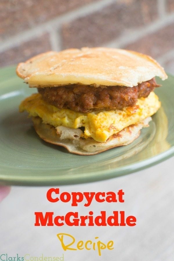 Copycat McGriddle Recipe