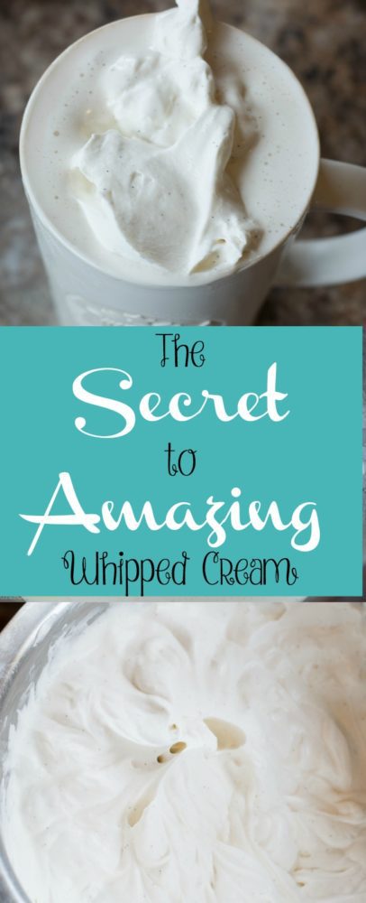 The Secret to Amazing Whipped Cream