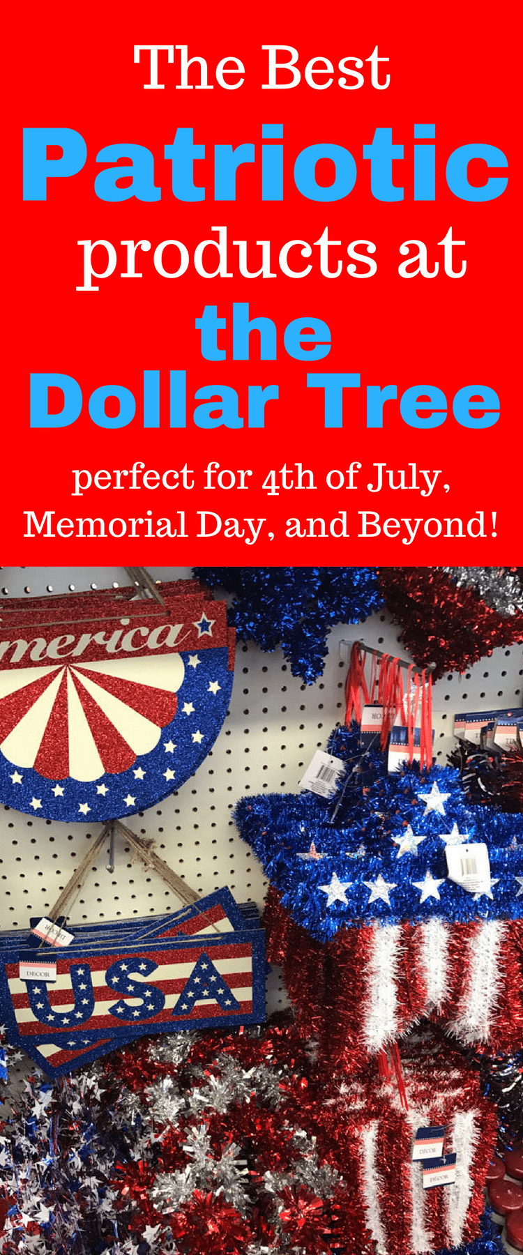 Dollar Tree Products / Dollar Tree Fourth of july / Fourth of July Ideas / Fourth of July Decorations / Dollar Tree Ideas / Dollar Tree DIY